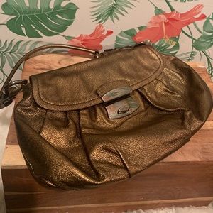 PRADA gold handbag perfect condition